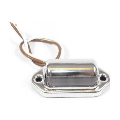 Led Chrome License Plate Light 4 Led Multi-Voltage 12V-24V - Image 2
