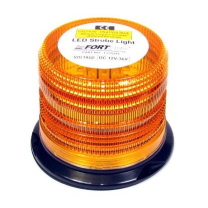 Fortpro 4.6" Amber 60 LED Strobe Cab Light | F235282 - Image 2