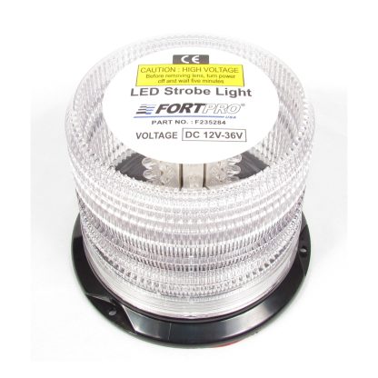 Fortpro 4.6" Clear 60 LED Strobe Cab Light | F235284 - Image 2