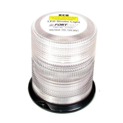 Fortpro 6" Clear 60 LED Strobe Cab Light | F235283 - Image 2