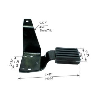 Fortpro Left Hood Bracket Compatible with Mack CH, CL Series Trucks Replaces 140QM434M, 20802371 | F245638