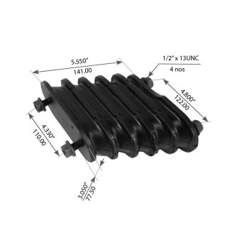Fortpro Load Spring Pair Replacement for Hendrickson 64179002 | F184284