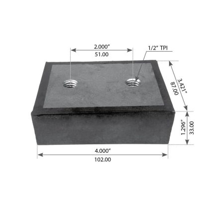 Fortpro Motor Mount Compatible with International-Navistar, Freightliner Heavy Duyty Trucks Replaces M17329 | F306950