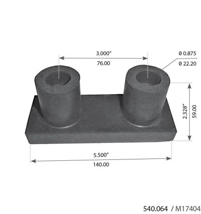 Fortpro Motor Mount Compatible with Kenworth W900A Series Trucks Replaces K066-247, M506-70NR | F327378