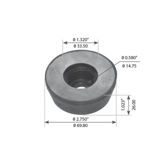 Fortpro Motor Mount Compatible with Volvo Heavy Duty Trucks Replacement for 12005-0002, 12005-3208 | F339426