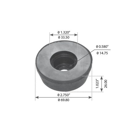 Fortpro Motor Mount Compatible with Volvo Heavy Duty Trucks Replacement for 12005-0002, 12005-3208 | F339426