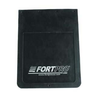 Mud Flap Black With Fortpro White Lettering