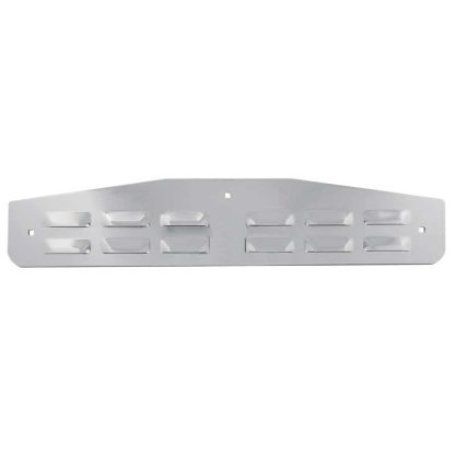 Fortpro 24" X 4" Chrome Mud Flap Bottom Plate(Louver) With  Bolt Thru Studs | F247600 - Image 3