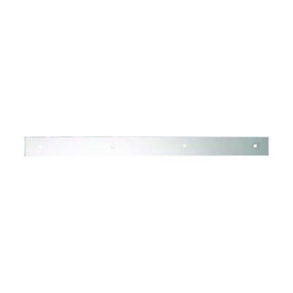 Fortpro 2" X 24" Mud Flap Chrome Top Plate With Bolt Thru Studs | F247597
