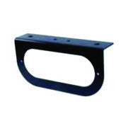 Oval coated steel mounting bracket