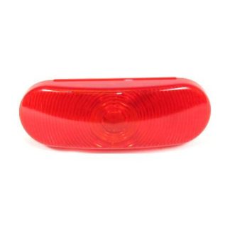 Oval Incandescent Sealed Light - Red - Without Grommet And Plug | F235182