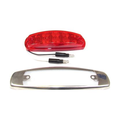 Oval Marker Light 10 Led - Colored - Red | F235136 - Image 2