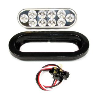 Oval Marker Light 10 Led Kit - Clear - Red | F235186