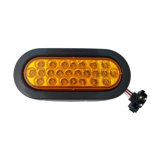 6" Oval Marker Light 24 Led Kit - Colored - Amber | F235177