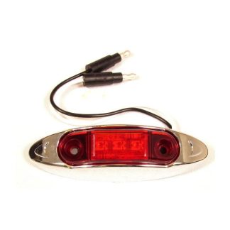 Oval Side Marker Light 3 Led - Red | F235200