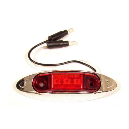 Oval Side Marker Light 3 Led - Red | F235200