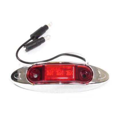 Oval Side Marker Light 3 Led - Red | F235200 - Image 3