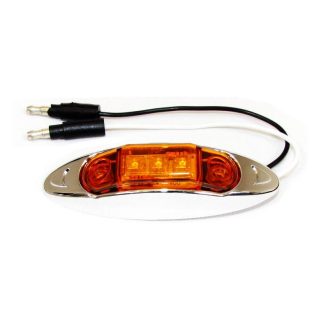 Oval Side Marker Light 3 Led - Amber | F235210
