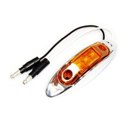 Oval Side Marker Light 3 Led - Amber | F235210 - Image 2