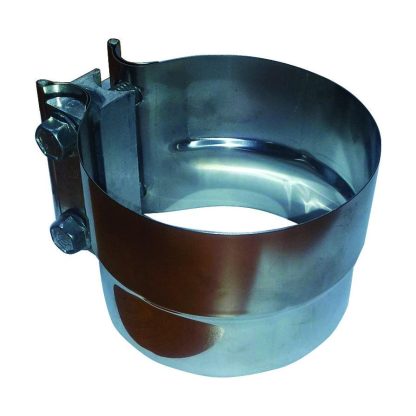 4" Fortpro Lap Joint Exhaust Band Clamp - Performed Stainless Steel