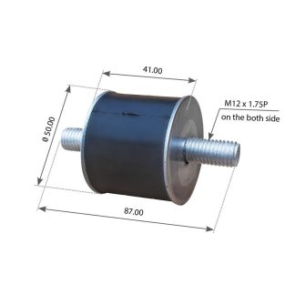 Fortpro Motor Mount Compatible with Volvo F10, F12, FL6, FM7, FLC, FE, N10, N12 Series Trucks & B6, B7, B9, B10, B12 Series Buses Replacement for 324842, 6850149, 70305823 | F339427
