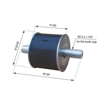 Fortpro Motor Mount Compatible with Volvo F10, F12, FL6, FM7, FLC, FE, N10, N12 Series Trucks & B6, B7, B9, B10, B12 Series Buses Replacement for 324842, 6850149, 70305823 | F339427