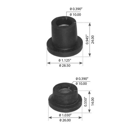 Fortpro Radiator Mount Kit Compatible with Peterbilt 357, 375 TO 379, 385, 386 Series Trucks Replaces 1301633 | F327383