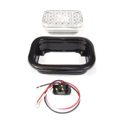 Rectangular Stop/Tail/Turn 24 Led Light Sealed Kit - Clear - Red | F235287