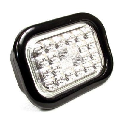 Rectangular Stop/Tail/Turn 24 Led Light Sealed Kit - Clear - Amber | F235289 - Image 2