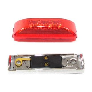 Rectangular Side Marker Light 3 Led - Colored - Red | F235254