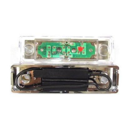 Rectangular Side Marker Light 3 Led - Clear - Red | F235255 - Image 4