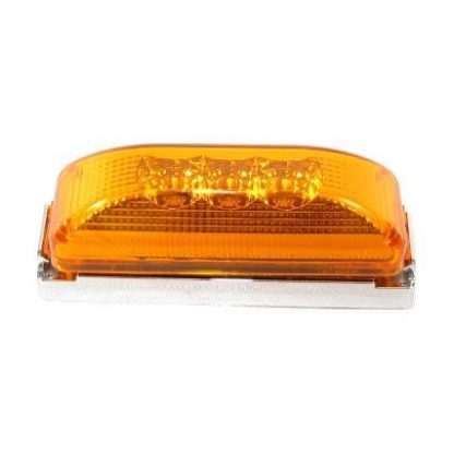 Rectangular Side Marker Light 3 Led - Colored - Amber | F235256 - Image 2