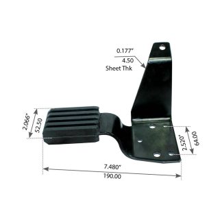Fortpro Right Hood Bracket Compatible with Mack CH, CL Series Trucks Replaces 140QM434M, 20802371 | F245639