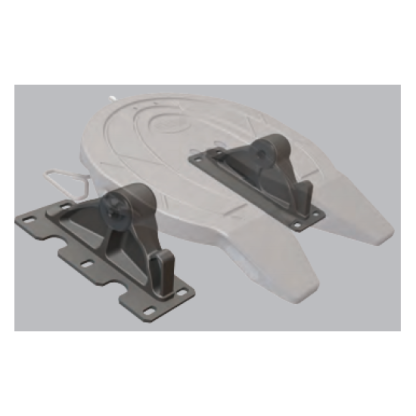 SAF Holland 5th Wheel FW35 top Plate and Brackets | FW35Y800XL00 - Image 3