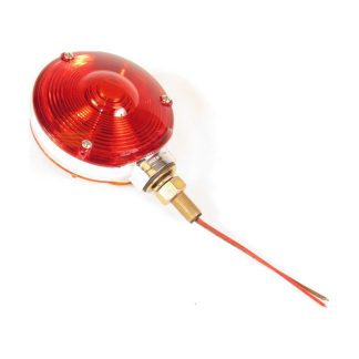 Round Turn Signal Incandescent Light - Red | F235262