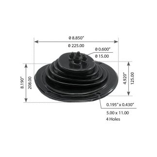 Shifter Boot For Ford - (E3HZ7277B)