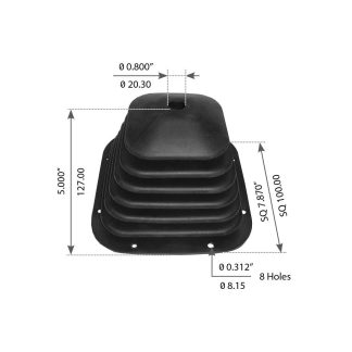Shifter Boot For Kenworth T2000/T800/T600/T660/T170/T270/T370/T300/W900 - (K04279)