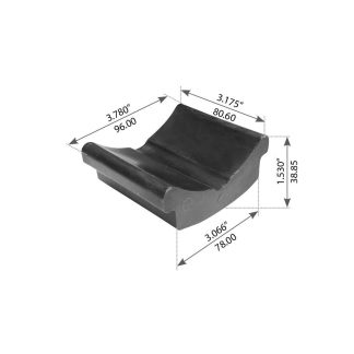 Fortpro Slipper Pad Compatible with Hendrickson HAS Suspension Systems Replaces 56929-000 | F184287