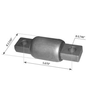 Spring Eye Bushing For Freightliner Rear Fas Airliner II & Sterling Suspension