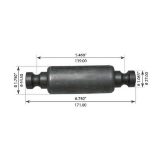 Fortpro Spring Eye Bush Compatible with Kenworth AirGlide AG130 Air Suspension, C500B/550B, K100/300, T300/400/450/600/800/2000, W900 Series Trucks Replaces B65-6005 | F327357