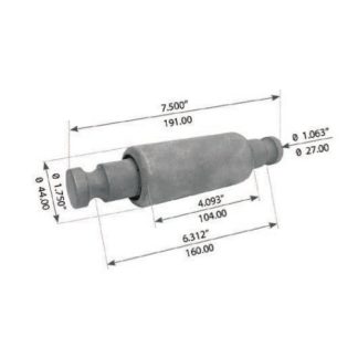 Fortpro Spring Eye Bush Compatible with Hendrickson Suspensions,  Kenworth C500B/550B, K100/300, T300/400/450/600/800/2000 Series Trucks Replaces 52256, 52272, B65-1006, B65-1017-001 | F327351