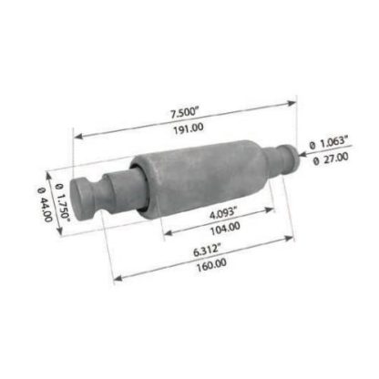 Fortpro Spring Eye Bush Compatible with Kenworth C500B/550B, K100/300, T300/400/450/600/800/2000 Series Trucks Replaces B65-1006, B65-1017-001 | F327351
