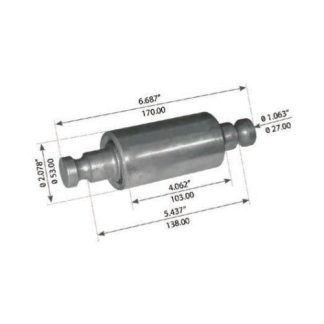 Fortpro Front Spring Eye Bush Compatible with Kenworth C500B/550B, K100/300, T300/400/600/800/2000, W900, W900B Series Trucks Replaces B65-1007, B65-1012 | F327353