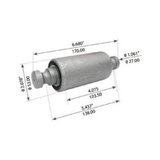 Fortpro Front Spring Eye Bush Compatible with Hendrickson Suspensions Replaces 52411 | F327352