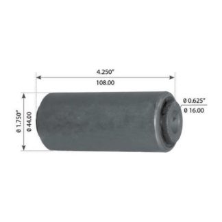 Fortpro Spring Eye Bush Compatible with Front Hendrickson Suspensions, Peterbilt, Kenworth Trucks  Replaces 52730, B65-6010 | F327364