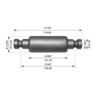 Fortpro Spring Eye Bush Compatible with Front Mack CHN, CHU, CT, CTP, GU, TD, CXN, CXP, CXU Series Trucks Replaces 10QK3109 | F174082