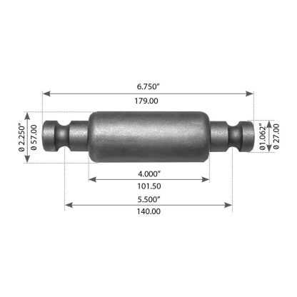 Fortpro Spring Eye Bush Compatible with Front Mack CHN, CHU, CT, CTP, GU, TD, CXN, CXP, CXU Series Trucks Replaces 10QK3109 | F174082