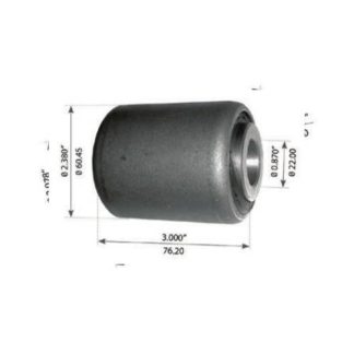 Fortpro Spring Eye Bush Compatible with Kenworth Rear AG380 AirGlide, Peterbilt Rear Air Suspension Flex Air Series Suspensions Replaces C136002 | F327365