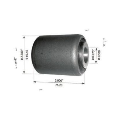 Fortpro Spring Eye Bush Compatible with Kenworth Rear AG380 AirGlide, Peterbilt Rear Air Suspension Flex Air Series Suspensions Replaces C136002 | F327365