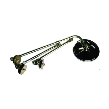 Fortpro 8.5" Semi Bubble Convex Mirror with Stainless Steel Tripod Mount | F245686 - Image 2
